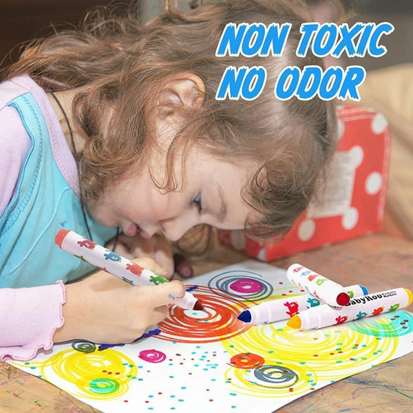 Jar Melo Baby Roo Washable Markers 40 Colour 2Y+