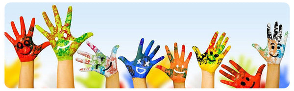 Jar Melo Washable Finger Paint Colors Set 6 Colors 2Y+