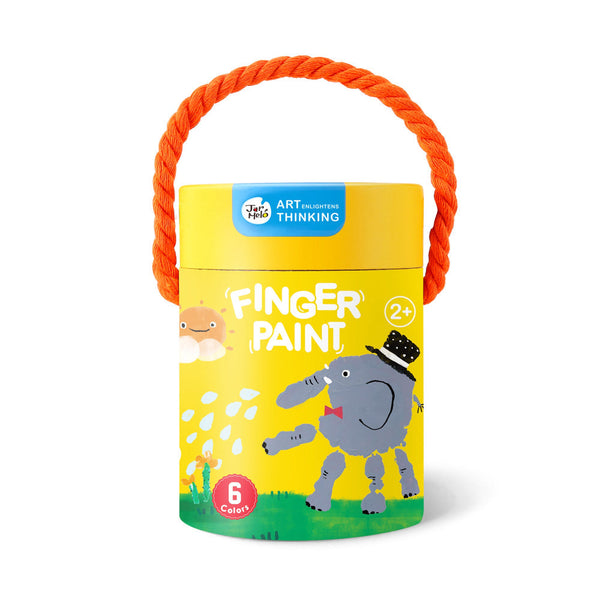 Jar Melo Washable Finger Paint Colors Set 6 Colors 2Y+