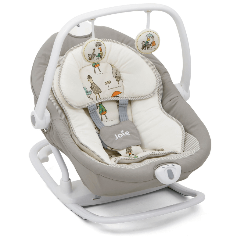 Joie Sansa™ 2in1 Infant Swing & Portable Rocker – In The Rain