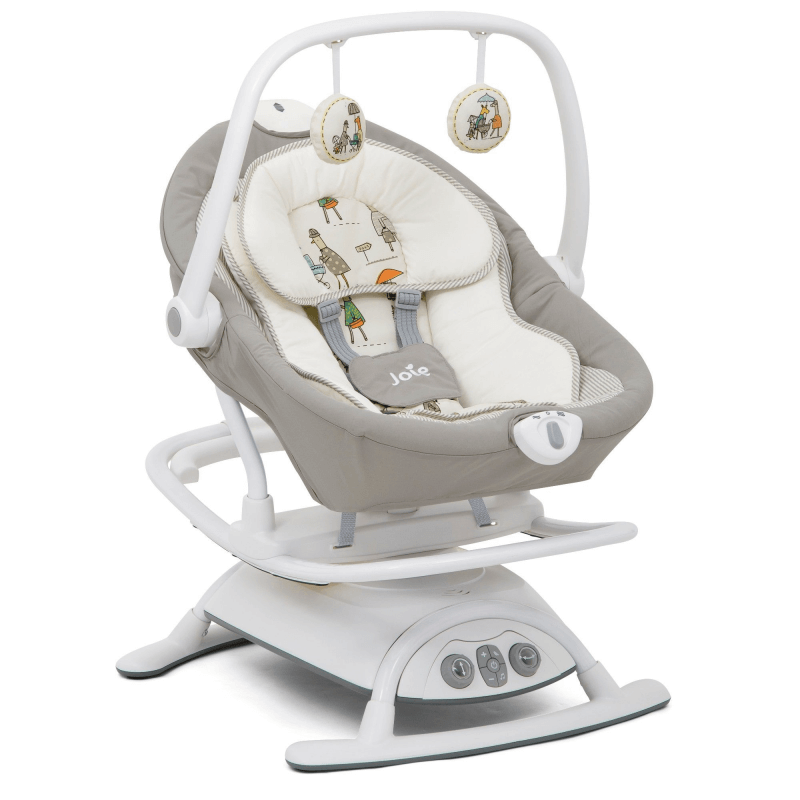 Joie Sansa™ 2in1 Infant Swing & Portable Rocker – In The Rain