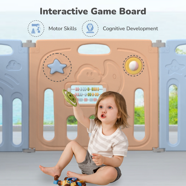 R For Rabbit Playmats Joyland Playpan Blue Orange