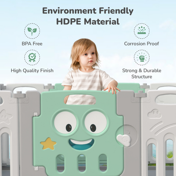 R For Rabbit Playmats Joyland Playpan Green White