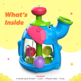 Giggles Jumbo Push & Twirl 4-Piece Push & Spin Activity Toy– Multicolor