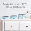 Diaper Genie® Jumbo Square Refill Holds Upto 810 Newborn Sized Diapers