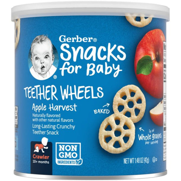 Gerber Teether Wheels- Apple Harvest