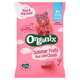 Organix Organic Summer Fruits Rice Cake Clouds Baby Snack – 7+ Months, 40g