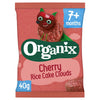 Organix Cherry Rice Cake Clouds Organic Baby Snacks – 7+ Months, 40g