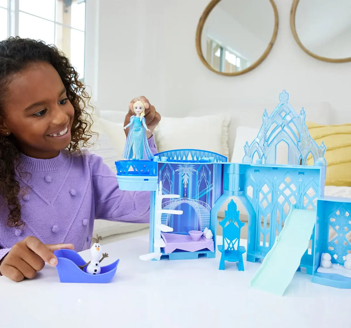 Disney Frozen Storytime Stackers Elsa's Ice Palace 44.7 × 7.6 × 29.7 cm Multicolour