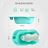 R For Rabbit Bath Tub Kiddie Kingdom Splash - With Seat Sling Green