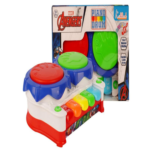 Kriiddaank Avengers Piano Drum 2 In 1 Musical Rhythm