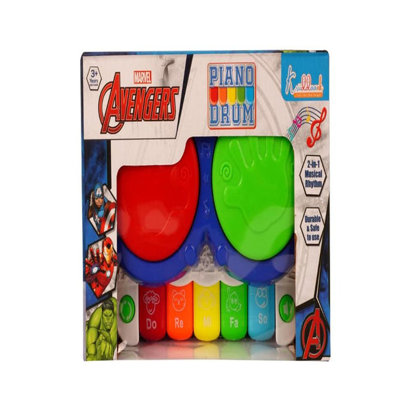 Kriiddaank Avengers Piano Drum 2 In 1 Musical Rhythm