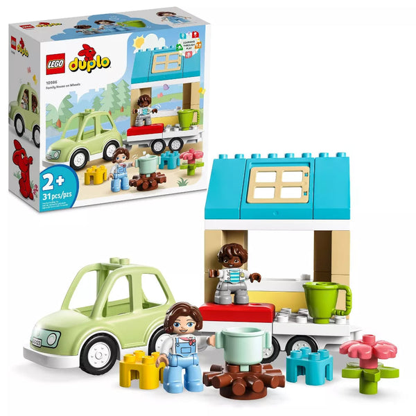 LEGO Duplo Family House On Wheels 2+ 39Pcs 10986