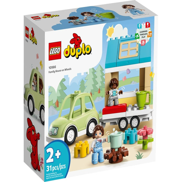 LEGO Duplo Family House On Wheels 2+ 39Pcs 10986