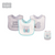 Hudson Baby Drooler Bib, Pack of 3, Grey Owl