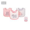 Hudson Baby Drooler Bib, Pack of 3, Bear