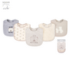 Duck Duck Goose Cvc Interlock Baby Bib, Pack Of 5, Baby Bear