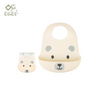 Ok Baby Silicone Baby Bib - Cream