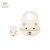 Ok Baby Silicone Baby Bib - Cream