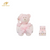 Bebe Favour Royal Bear Cozy Cuddly Teddy Blanket - Pink