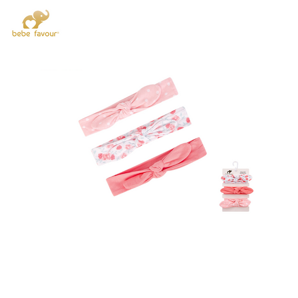 Bebe Favour Headband Set Of 3 (0 to 6 Months) - Mix