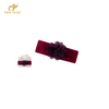 Baby Favour Floral Fancy Wide Headband - Cherry