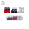 Ok Baby Socks Giftset, Pack Of 3, Blue And Red