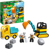LEGO Duplo Truck & Tracked Excavator 2+ 20Pcs 10931