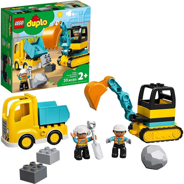 LEGO Duplo Truck & Tracked Excavator 2+ 20Pcs 10931