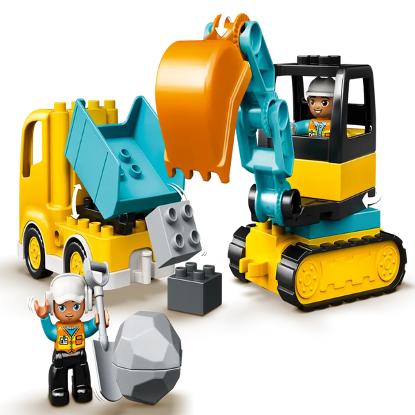 LEGO Duplo Truck & Tracked Excavator 2+ 20Pcs 10931