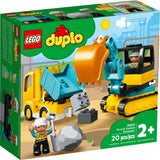 LEGO Duplo Truck & Tracked Excavator 2+ 20Pcs 10931