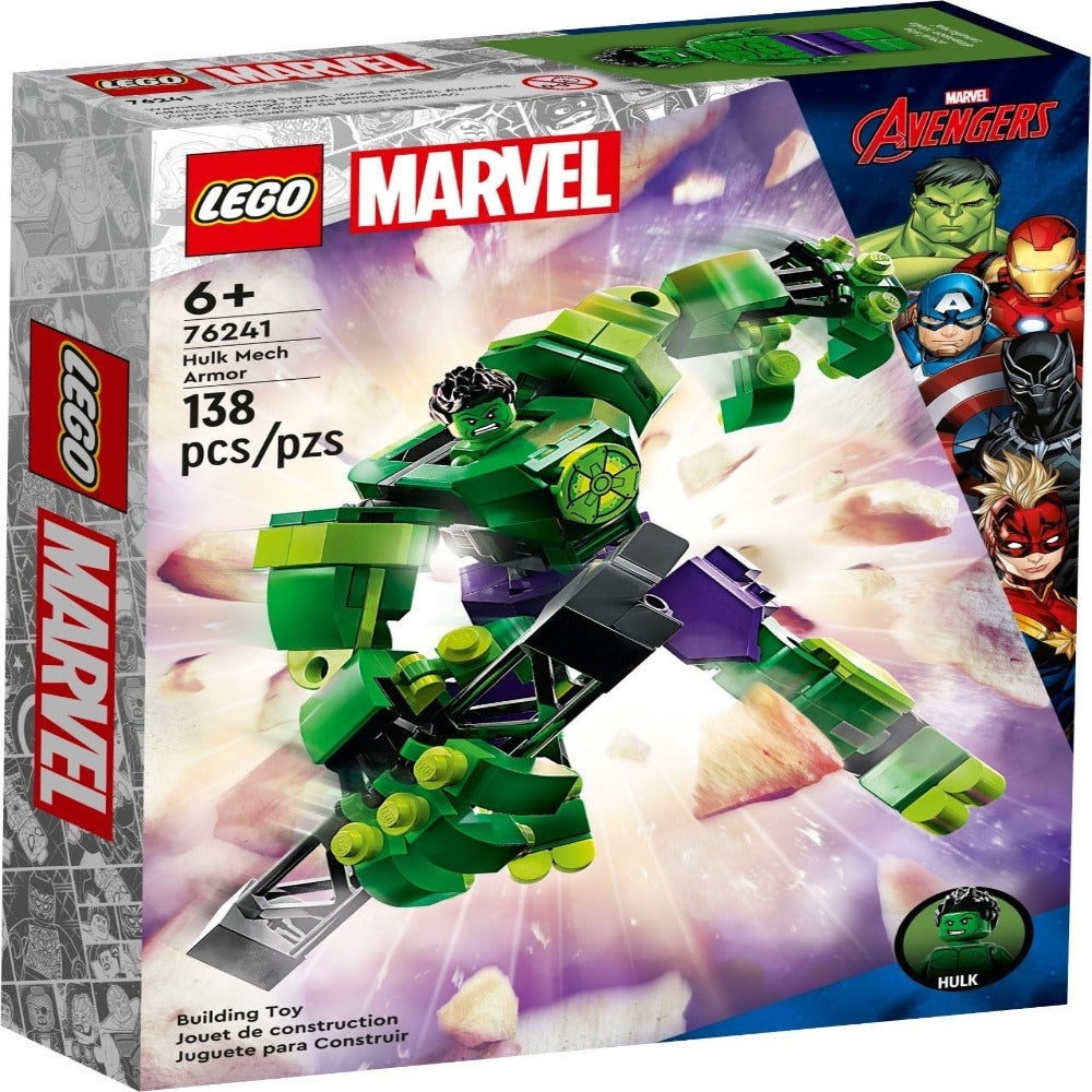 LEGO Marvel Hulk Mech Armor 6+ 138Pcs 76241