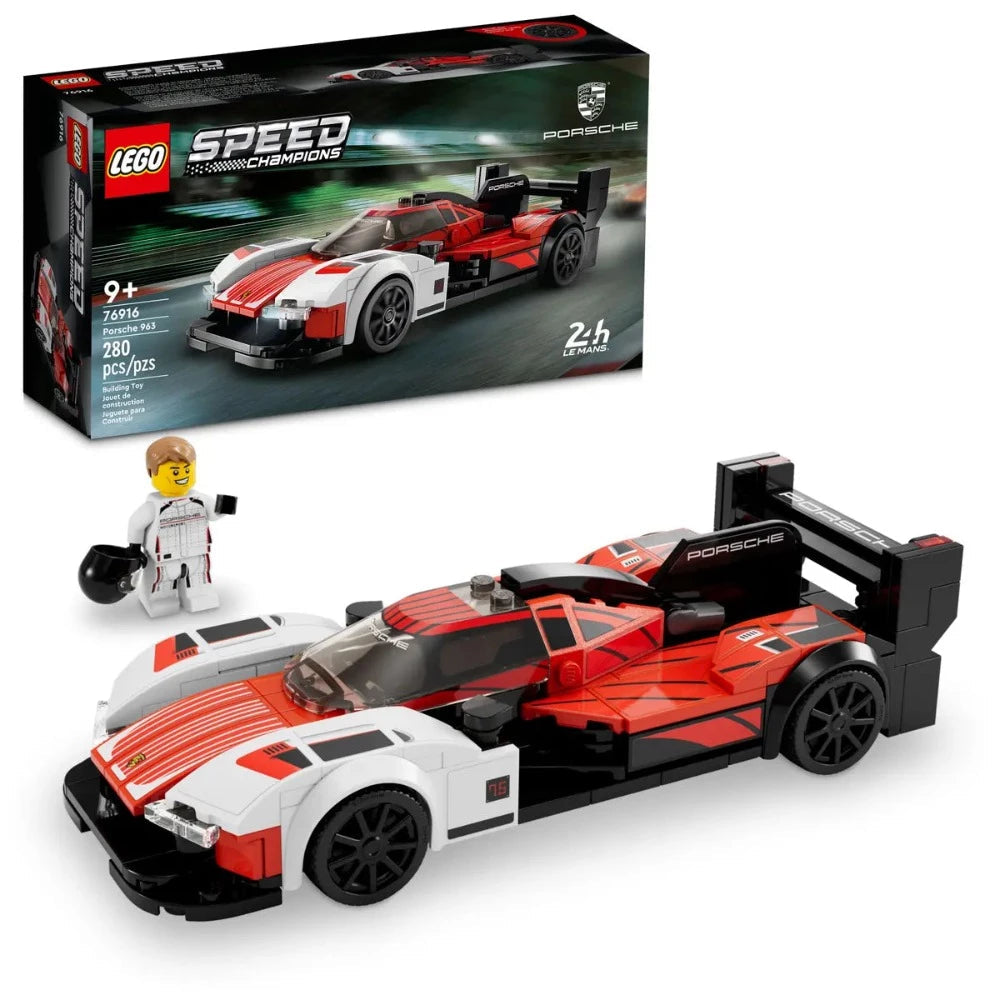 LEGO Speed Champions Porsche 963 9+ 280Pcs 76916