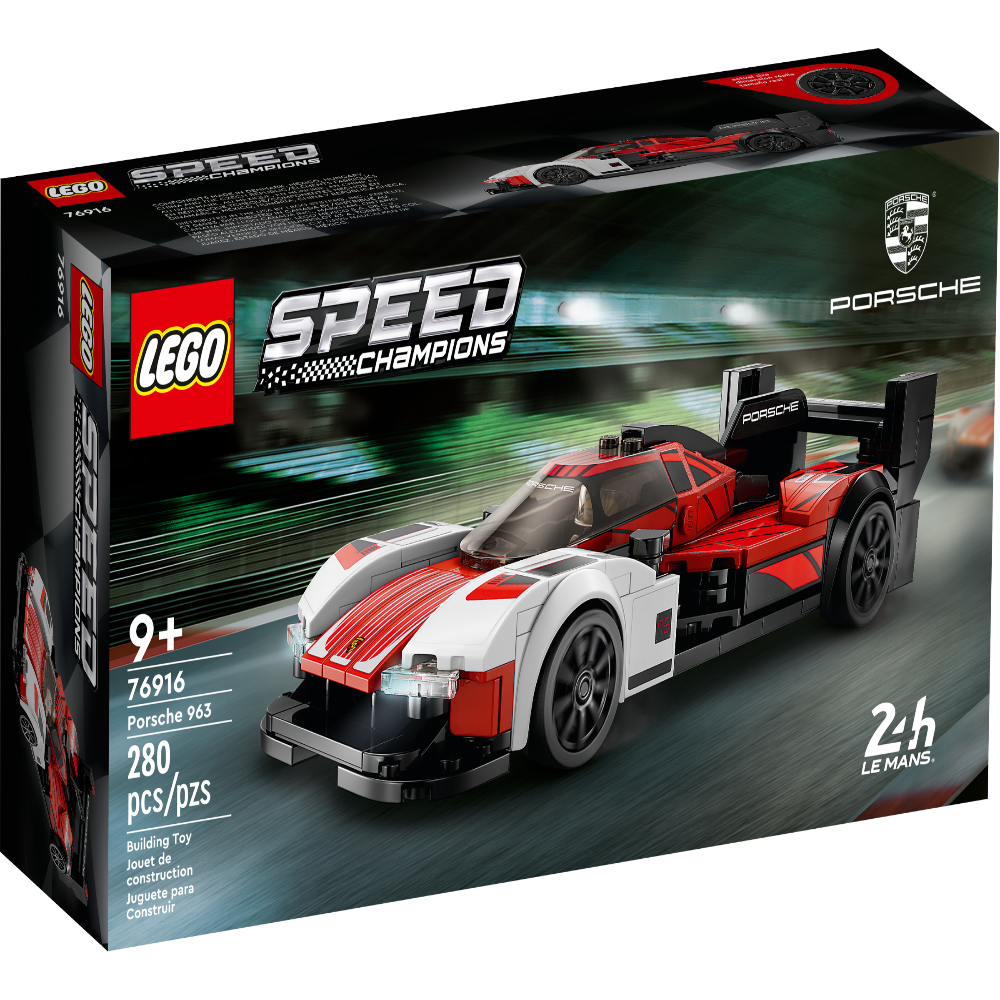 LEGO Speed Champions Porsche 963 9+ 280Pcs 76916