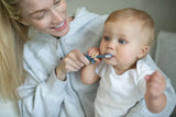 Dr. Brown's Infant-to-Toddler Toothbrush Elephant 0–3 Years Blue