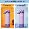 Basil HydraRush Insulated Water Bottle 600ml 7–12Y – Classic Lilac