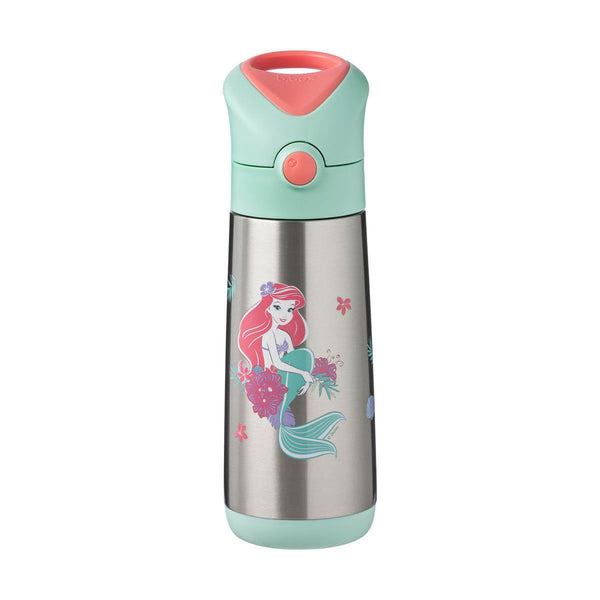 B Box Insulated Drink Bottle Sipepr 500 Ml - Disney Mermaid
