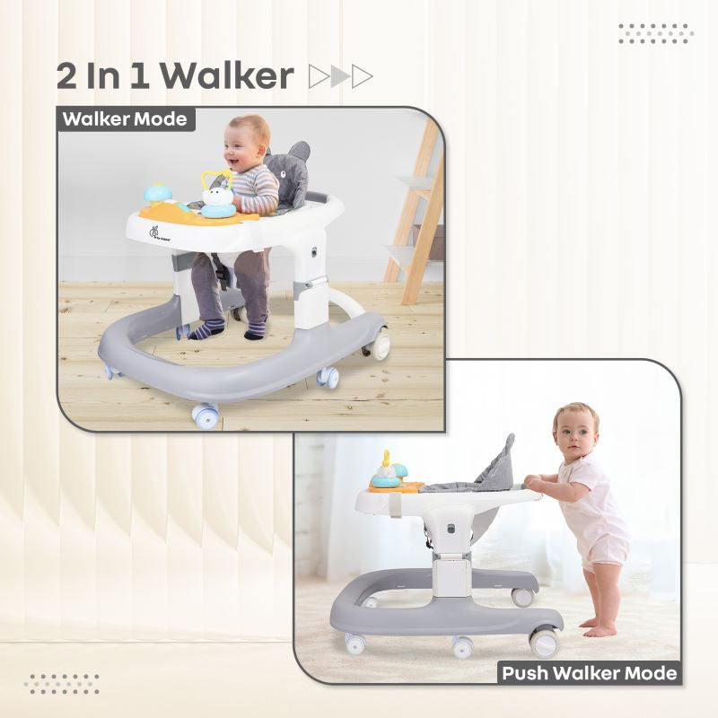 R For Rabbit Baby Walker Little Feet Sportz Grey White