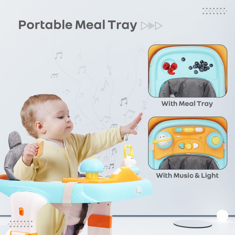 R For Rabbit Baby Walker Little Feet Sportz Orange Blue