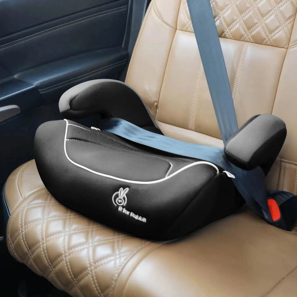 R For Rabbit Little Jack Elite Booster Car Seat For 3 to 12 Black Grey