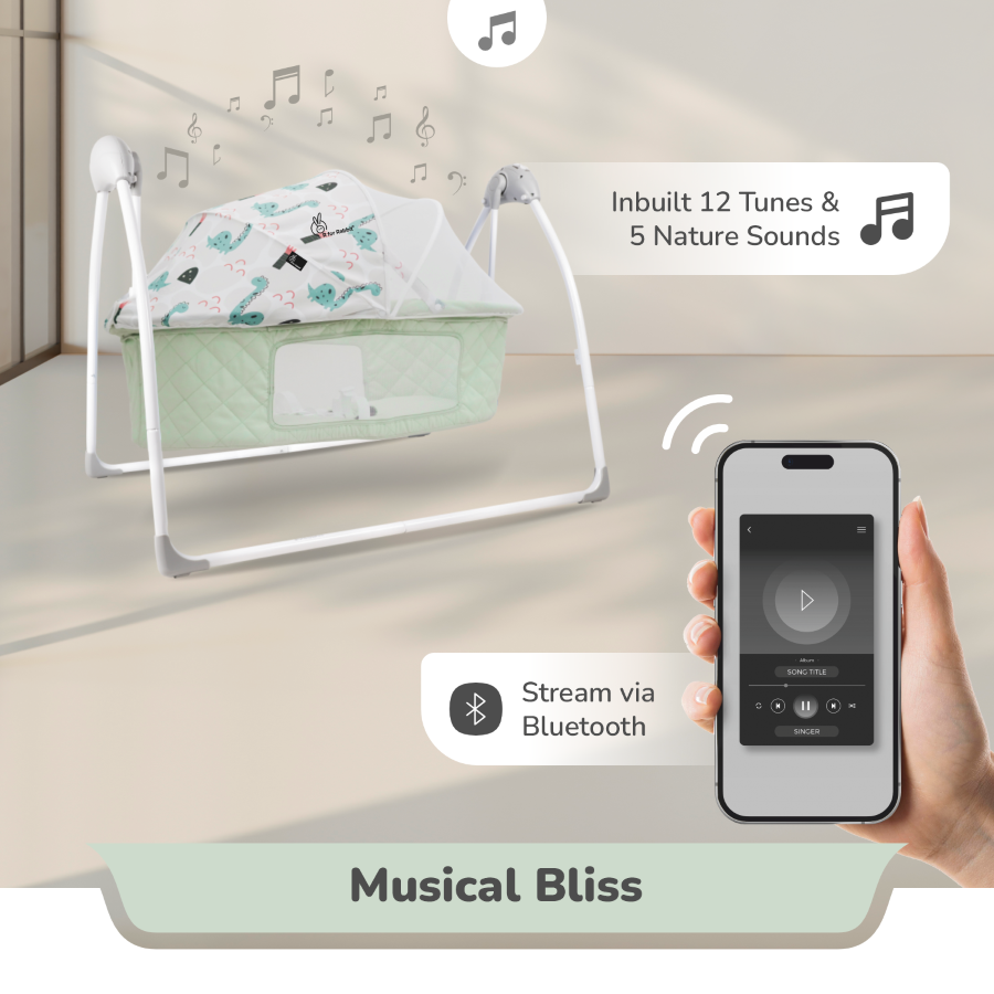 R For Rabbit Cradle Lullabies Plus Sea Green