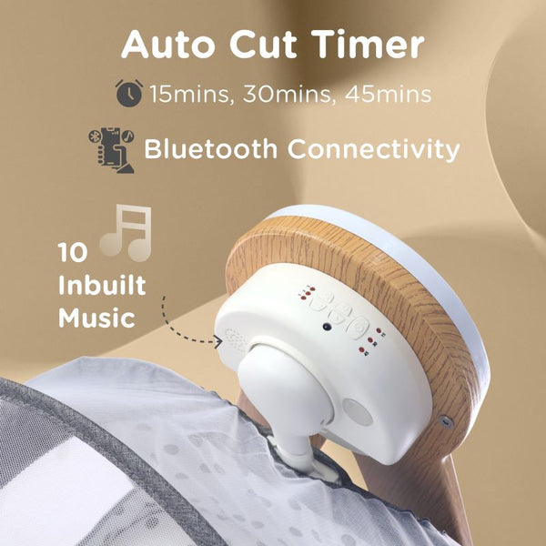 R For Rabbit Cradle Lullabies Woodsy Electric Grey