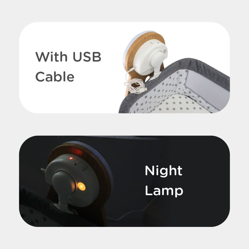 R For Rabbit Cradle Lullabies Woodsy Electric Grey