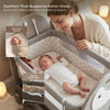 R for Rabbit Lullabies Woodsy Snowy Baby Cradle 0–18M – Grey White