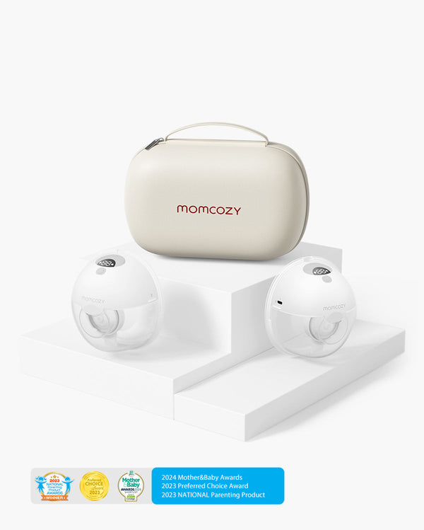 Momcozy - M5 Double Wearable Breast Pump Grey