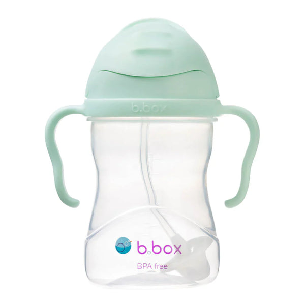 B Box Weighted Straw Sippy Cup 240Ml - Green