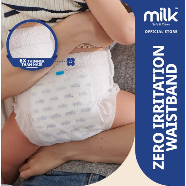 MILK Baby Diaper Yoga Pants, Size L (36 Pcs) 9-17 Kgs