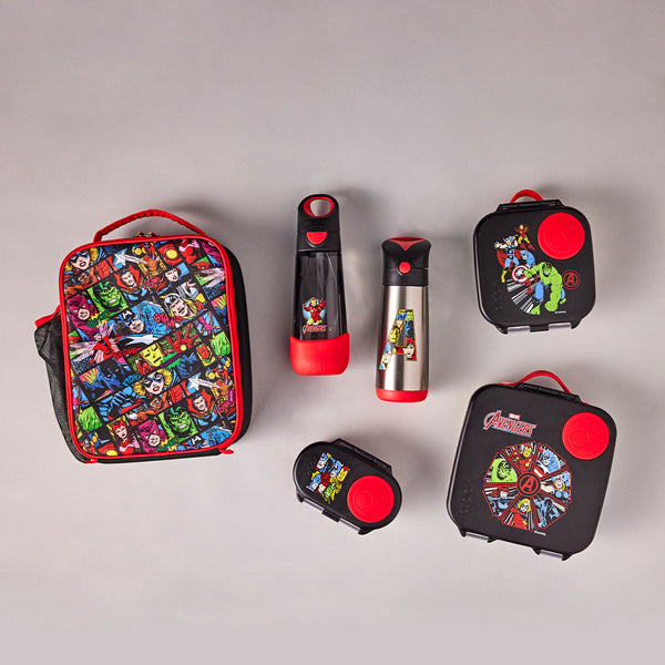 B Box Insulated Drink Bottle Sipper 500 Ml - Marvel Avengers