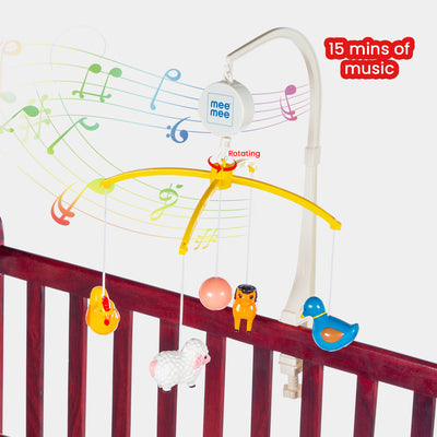 Mee Mee Musical Animal Cot Mobile 4 Toy Safari Theme – Multicolor