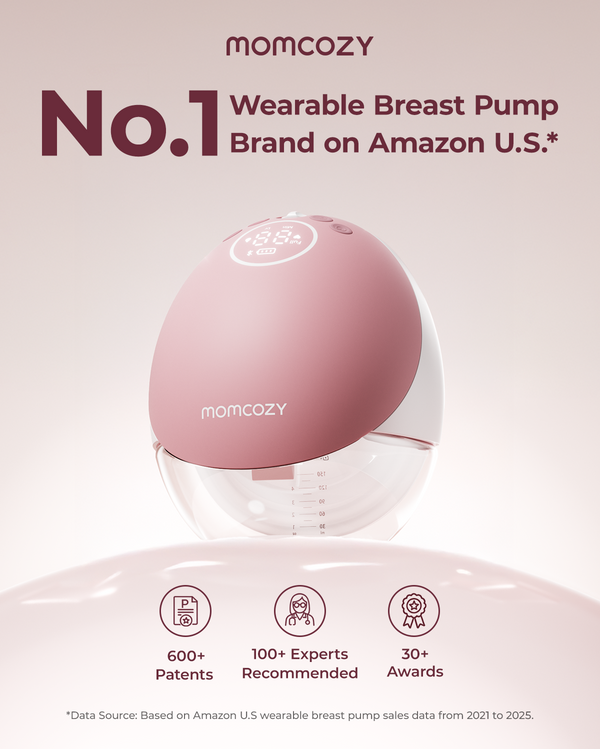 Momcozy Mobile Flow M9 Hands-Free Breast Pump Single - Cozy Red